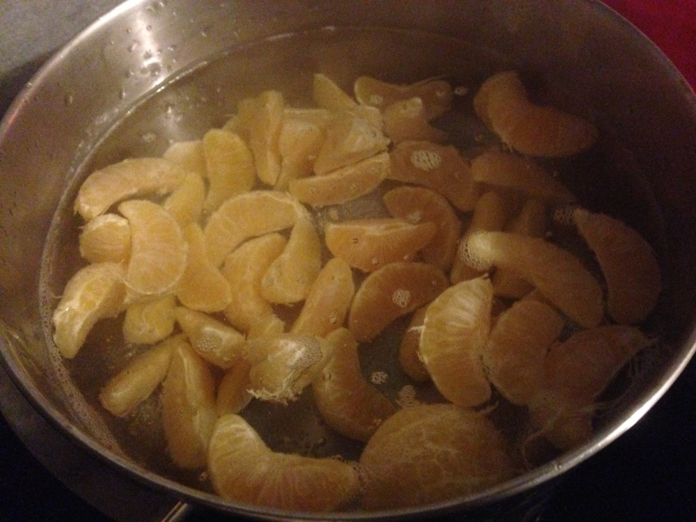 bizcocho sin gluten de mandarina